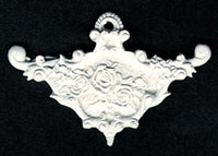 Appliques, gips 7 x 4,6 cm