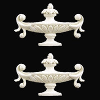 Applique 2 stk. H: 2,8 x B: 4,5 cm
