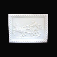 Charriot wallplaque 8 x 6 cm