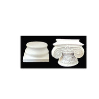 Kapitæler sæt- ( Top 3,8 x 3,8 x 3,2 cm)- ( Bund 3,8 x 3,8 x 2,1 cm )