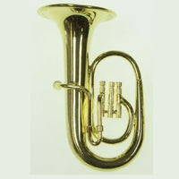 Baritone tuba messing