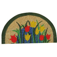 Måtte med blomster