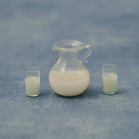 Glaskande m/ mælk + 2 glas