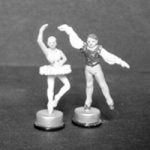 Ballet dansere, metal
