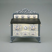 Komfur reutter, porcelæn - "Vintage Style" - Blue Onion Gold Design