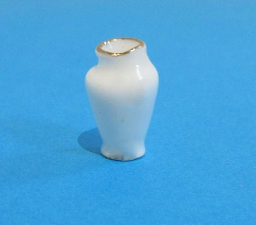 Vase hvid porcelæn