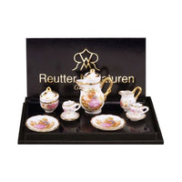 Kaffestel 2 pers. porcelæn design baroque