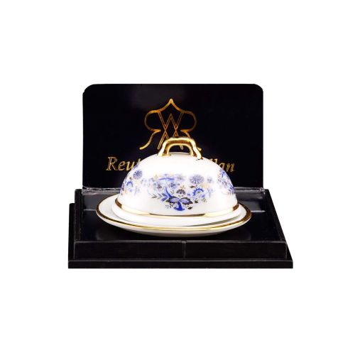 Lågfad porcelæn blue onion