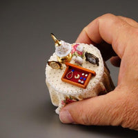 Rundt natbord m/ deco