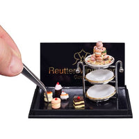 ,, tea time" metal etagere m/ macarons + sødt