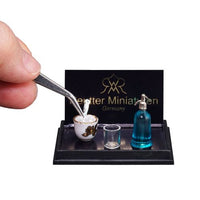 soda sæt: is,glas og sifon