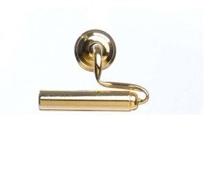 Maleri soffitlys lampe messing