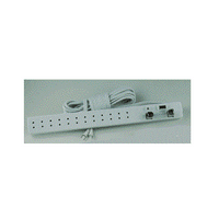 El-skinne med 12 stik 12 volt