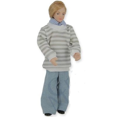 Porcelænsdukke ung mand