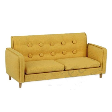 Sofa gul stof