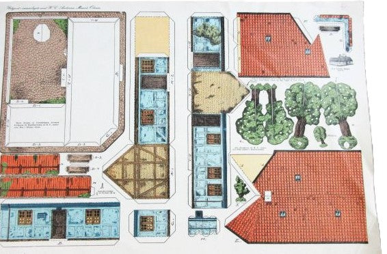 Klippeark H.C. Andersens hus skala 1:87