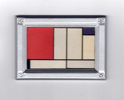 Billede ,, composition black / red af mondrian