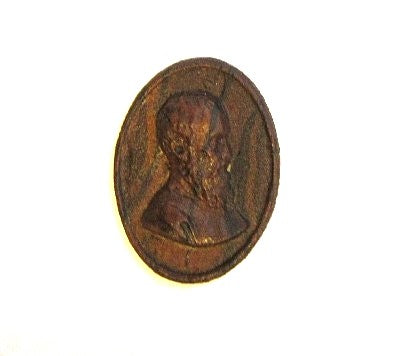 Kobber platte, Siluetbillede Michelangelo