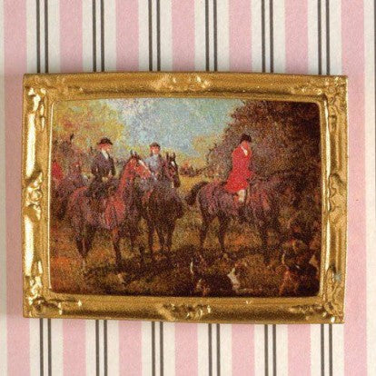 Billede ,, horses on hunt"