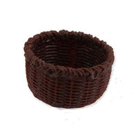 Kurv, brun kunststof