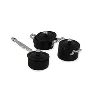 1 kasserolle + 2 gryder