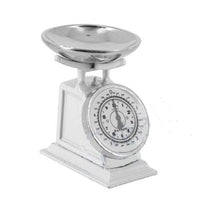 Køkkenvægt, hvid metal