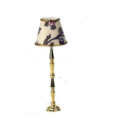 Gulvlampe messing