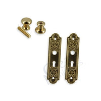 dørknop m/ plade 2 stk.