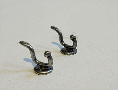 Knage metal ,,sølv"  2 stk.