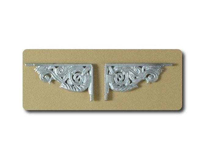georgian beslag, metal 2 stk.