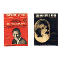 nodehæfter 1960 musik, second hand + somwhere my love