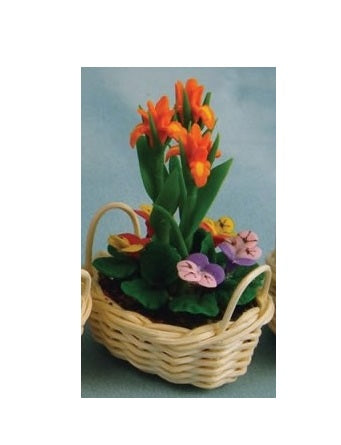 Blomster i kurv, Iris