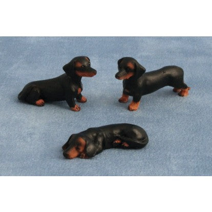 Sort gravhund pr. stk.