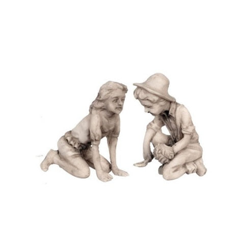 Havefigurer dreng/pige gartnere