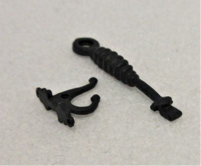 Ophæng, sort metal