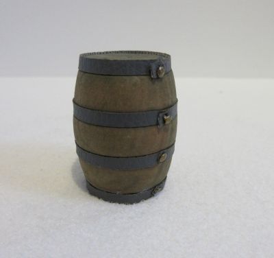 Tønde, håndl. H: 3,6 x Ø: 2,5 cm
