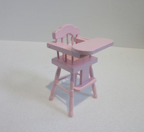 Høj stol, pink