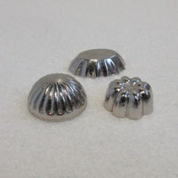 Kageforme metal ,,sølv" 3 stk.