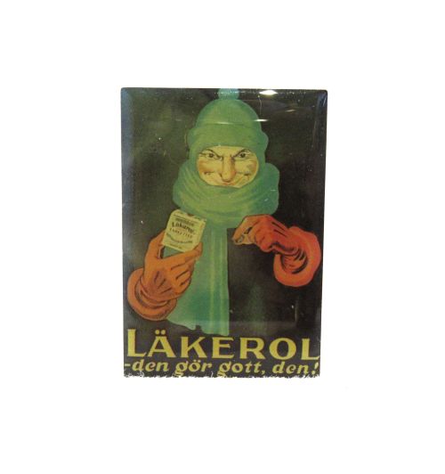 Emaljeskilt ,,Läkerol"