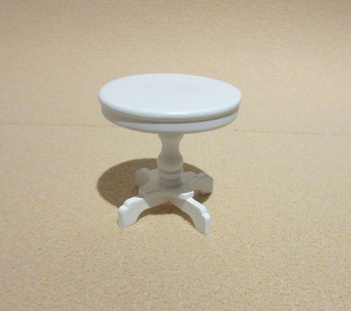 pedestal bord, hvidlakeret