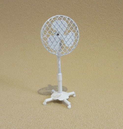Ventilator gulv model, hvid metal