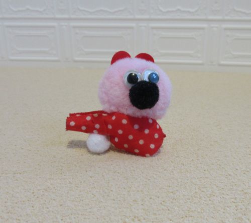 Klemme bamse, rosa