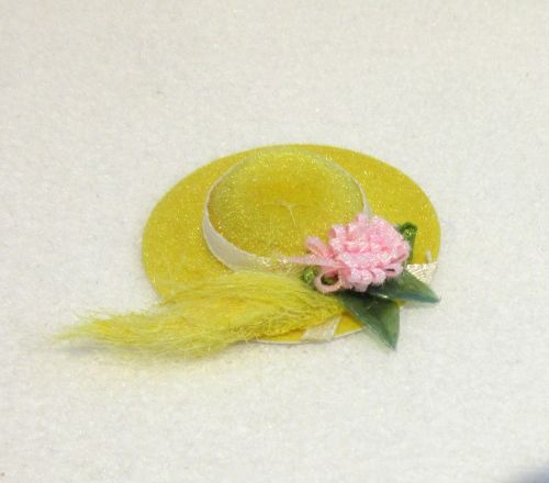 Hat gul velour