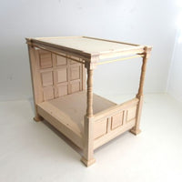 4 posters himmelseng ubeh. med sengetøj