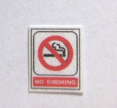 Skilt ,, no smoking"