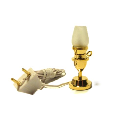 Bordlampe messing ,, plutten "