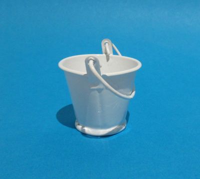 Spand metal, hvid