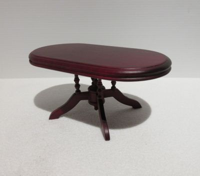 Spisebord mahogny, ovalt