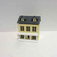 Dukkehus til dukkehuset de luxe kan åbnes, gul