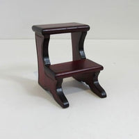 trappe 2 trin, mahogny